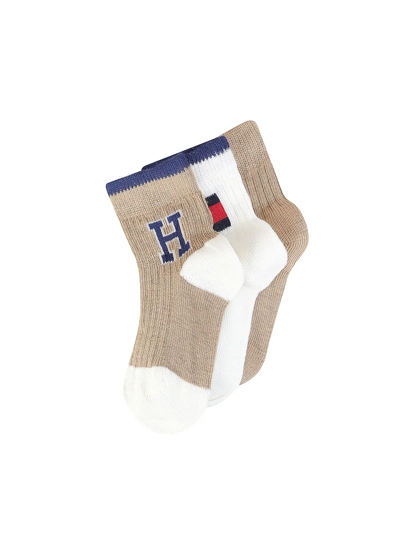 TOMMY HILFIGER | Baby Socken 3er Pkg. classic khaki | 